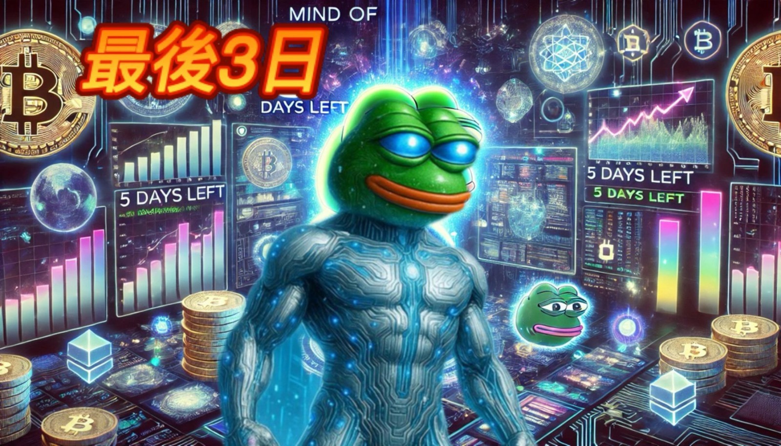 MIND of Pepe預售最後3日倒數—最後機會買入最佳AI Agent幣！