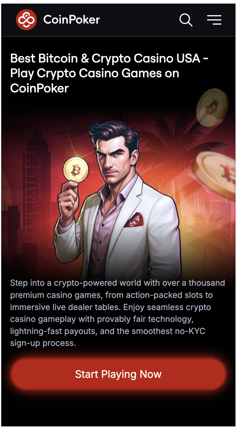 CoinPoker撲克平台評測2026 ：加密撲克實戰策略、Rakeback與平台優劣分析