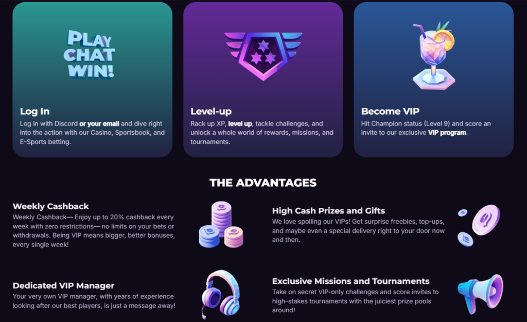 VIP Casino Bonus v DisCasino a jeho výhody