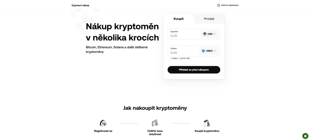 Obchodní prostředí platformy OKX