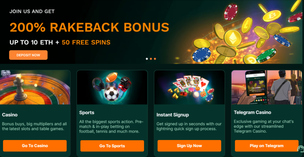 Casino bonus TG Casino
