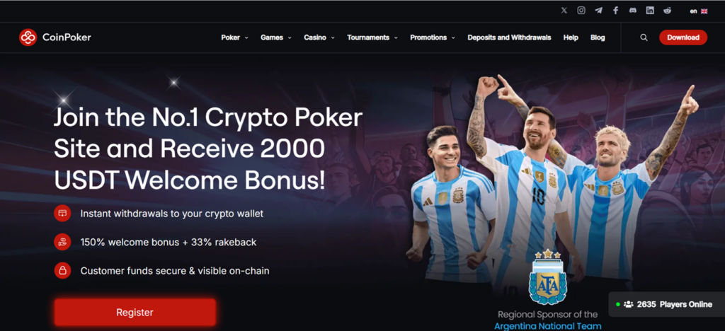 Casino bonus casina CoinPoker