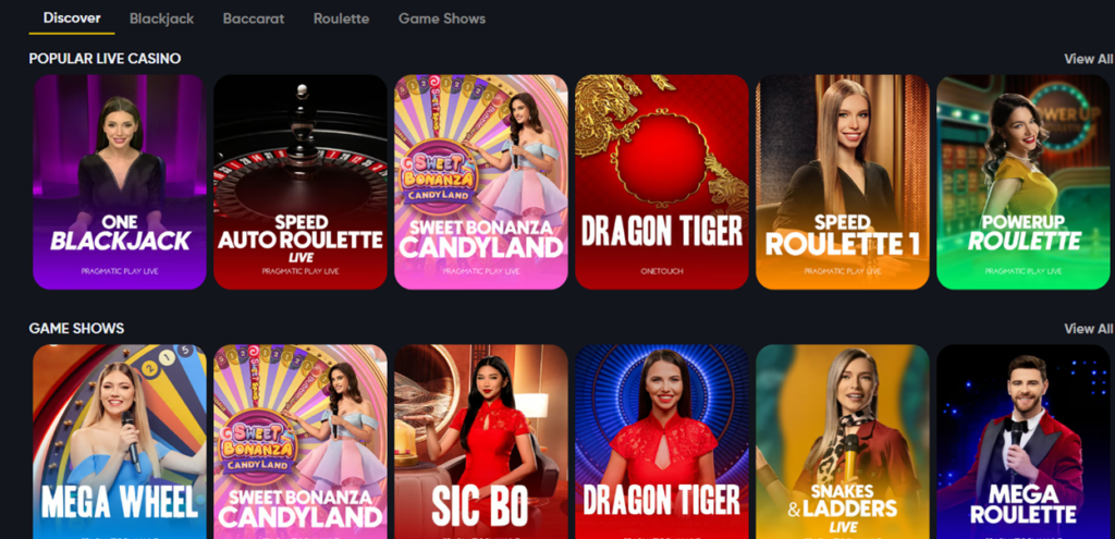 Nové české online casino Instant Casino a výběr live her