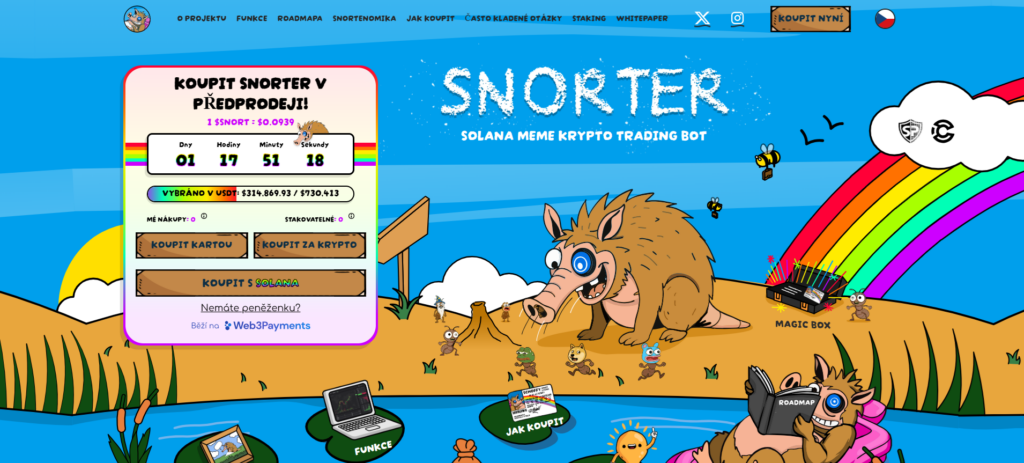 snorter bot ico kryptoměna