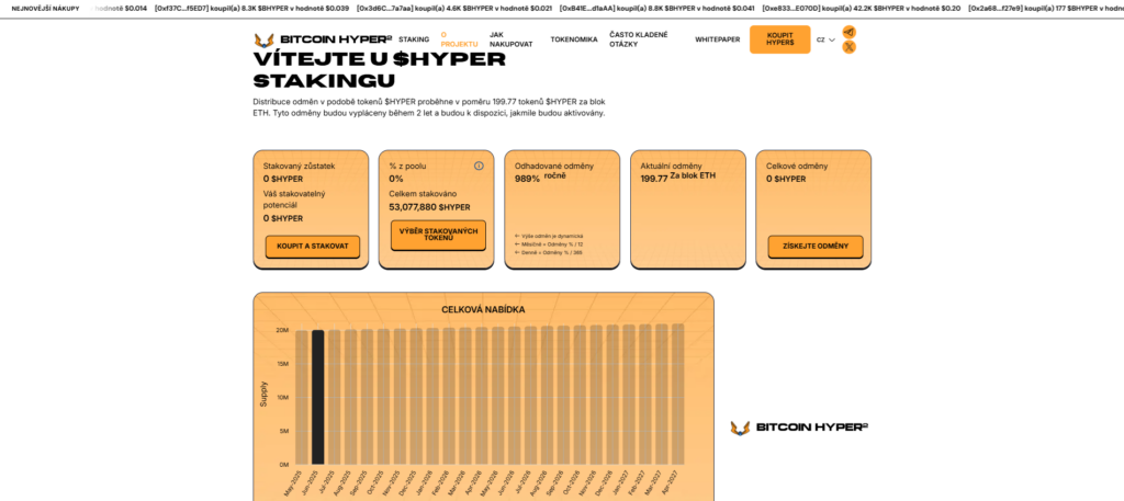 Staking Bitcoin Hyper - jak koupit Bitcoin Hyper