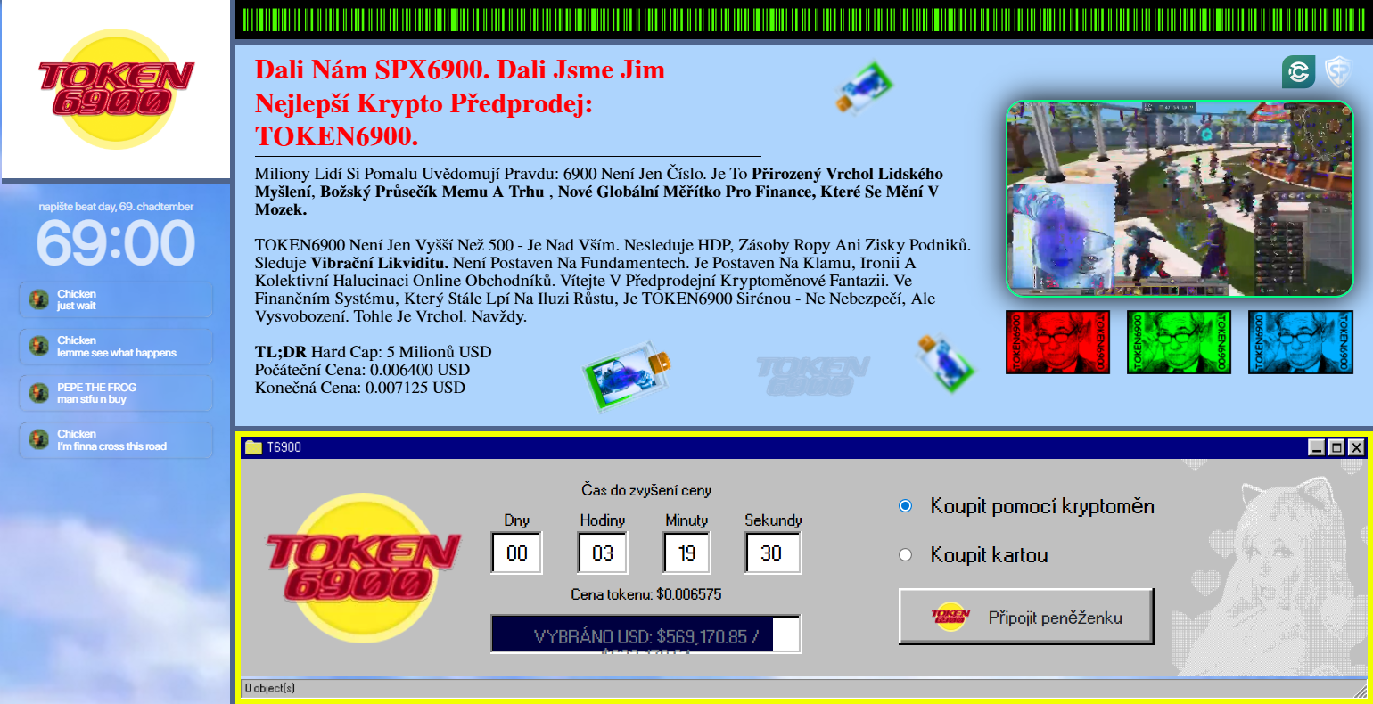 Kryptoměna Token 6900 