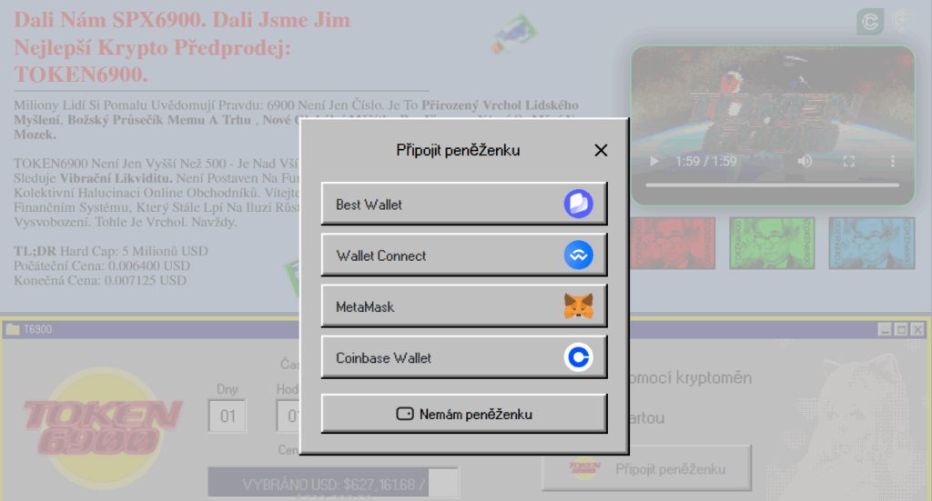 Jak koupit Token 6900.