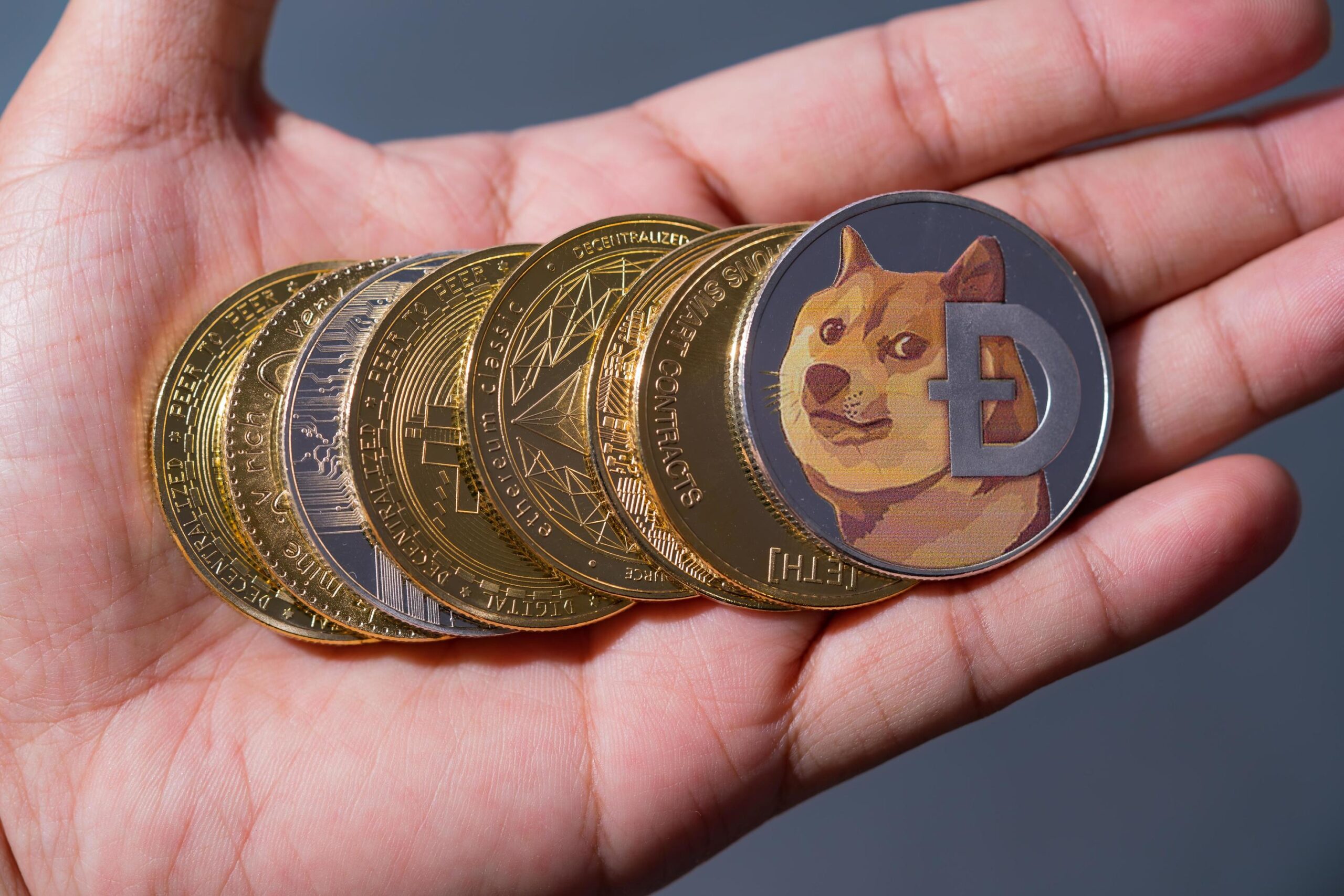 Dogecoin, ethereum a XRP