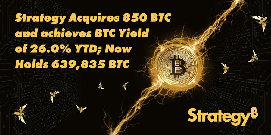 Bitcoin za 1milion USD, je to možné. Michael Saylor koupil 850 BTC za 100 milionů