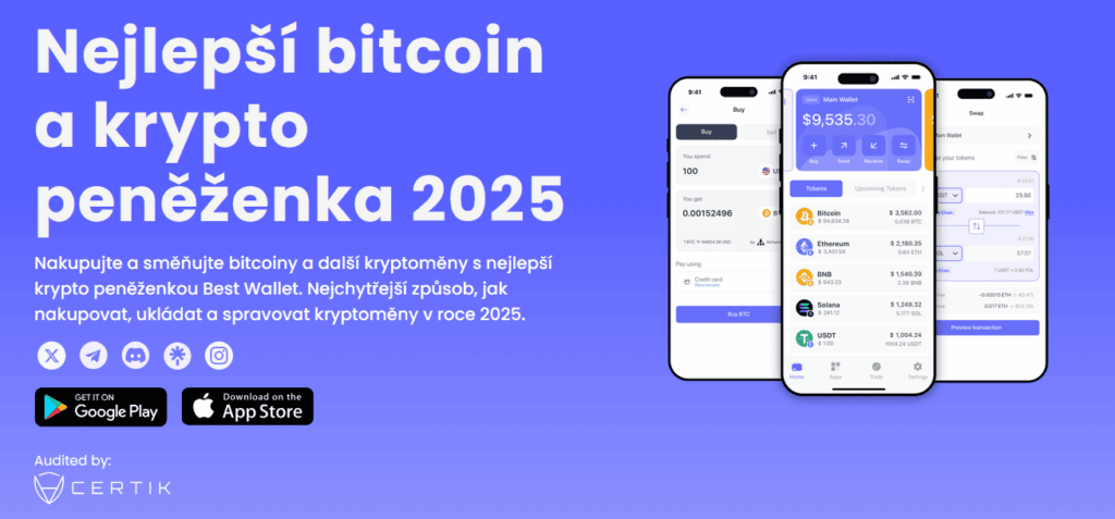 Best Wallet nejlepší bitcoin a krypto peněženka