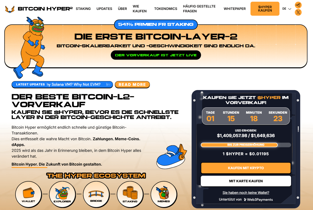 Bitcoin Hyper Startseite