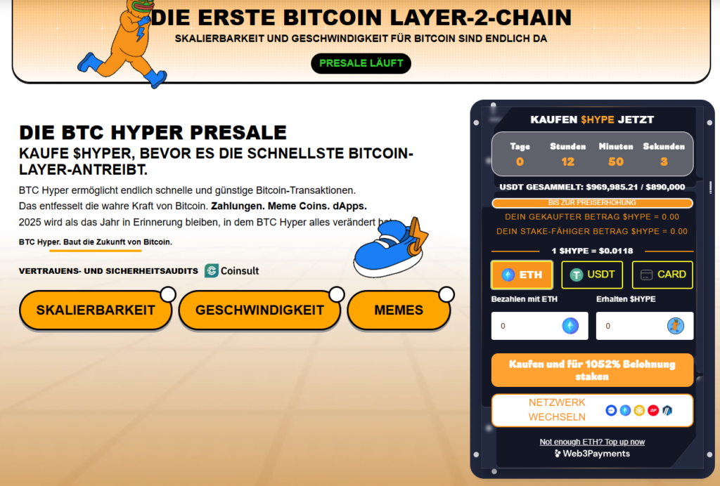 bitcoin hyper kaufen seit