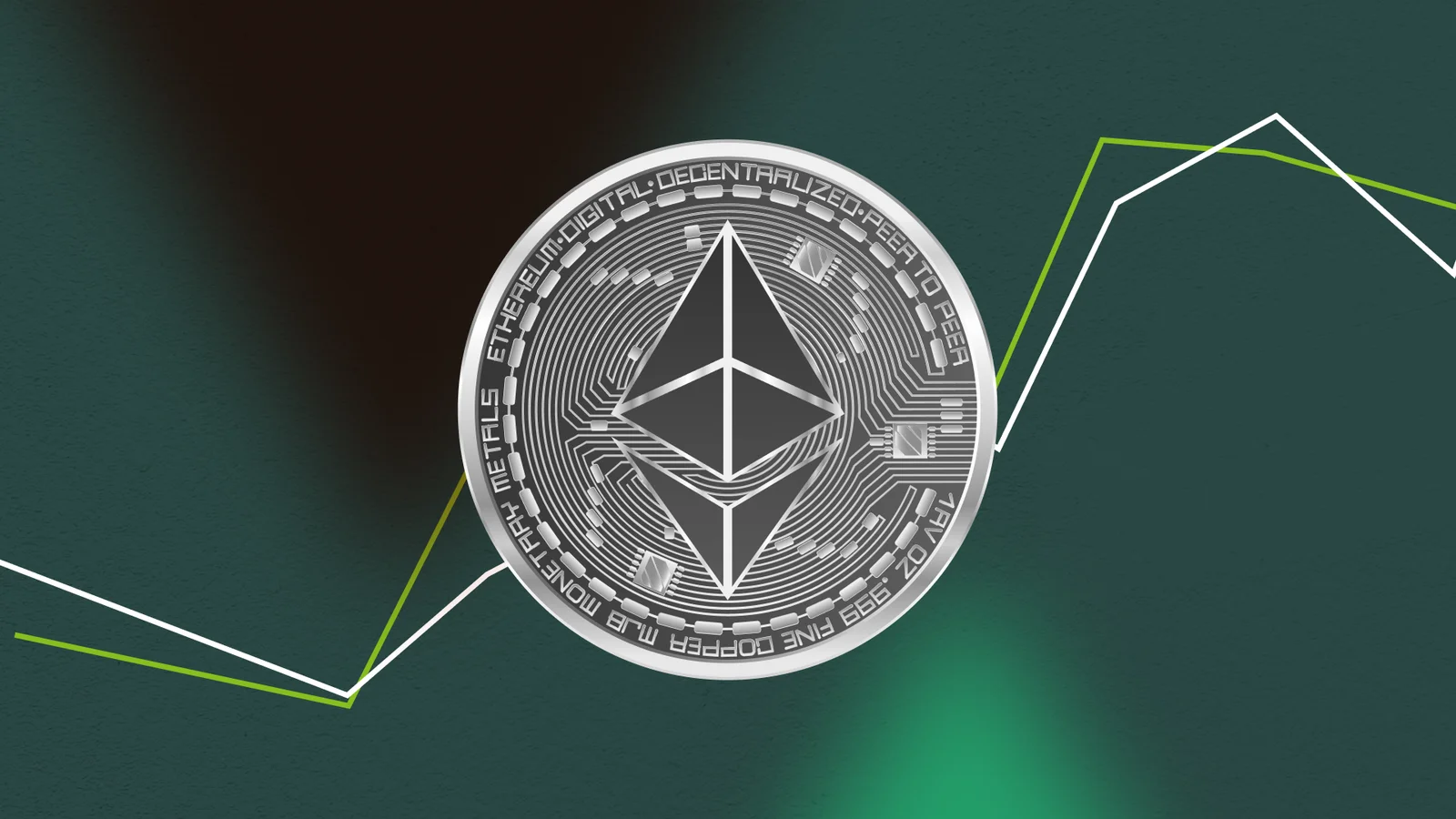 Ethereum springt um 8% auf $3,000 zurück