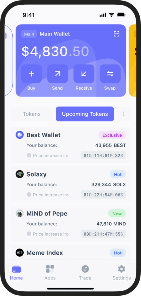 best wallet upcoming presales