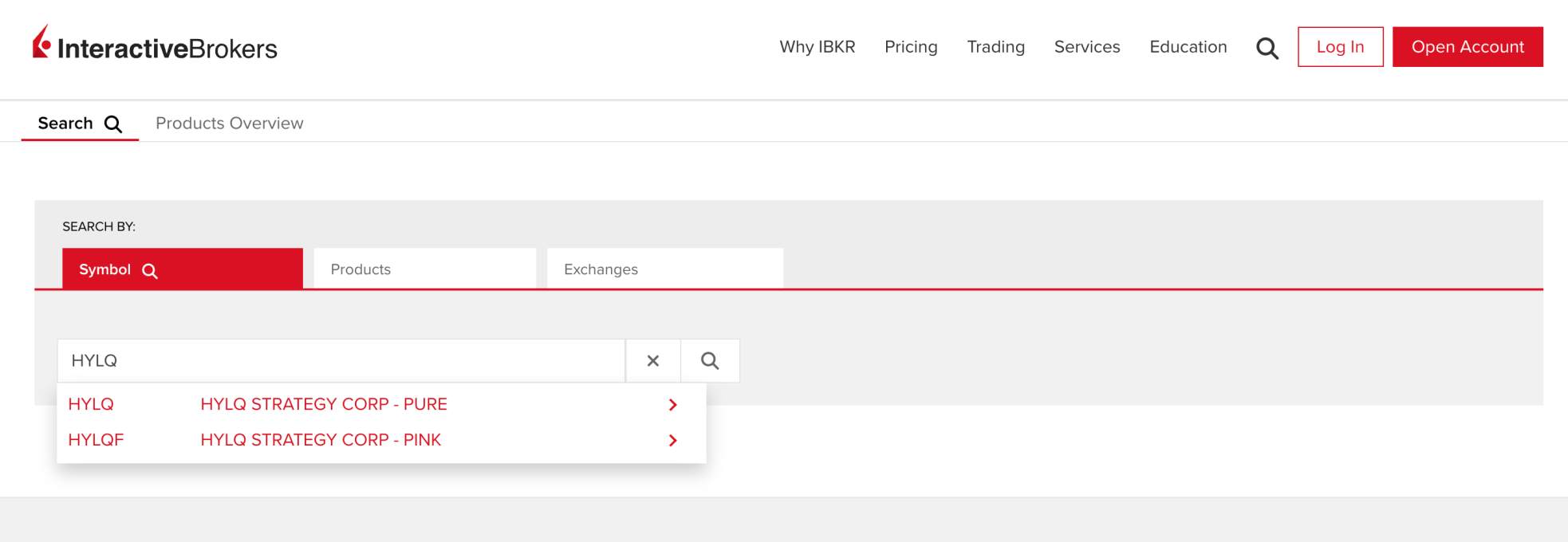 hylq interactive brokers