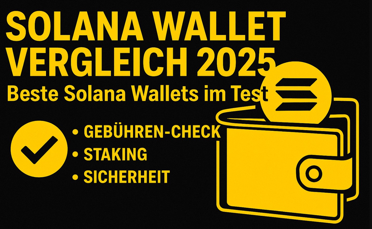 Solana Wallet Vergleich 2026 - Beste Solana Wallets im Test