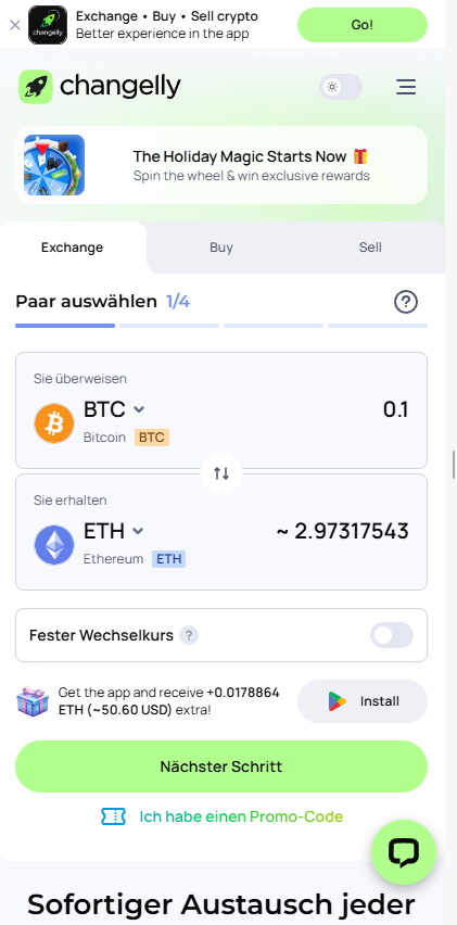 changelly mobile