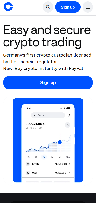 coinbase mobile