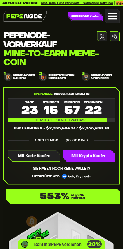 pepenode mobile kaufen