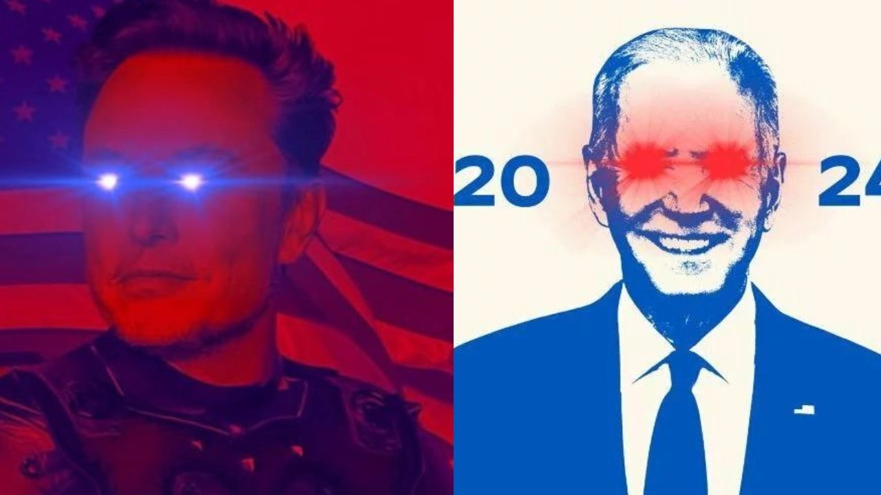 Elon Musk Puts Laser Eyes Back on His Profile Picture in X