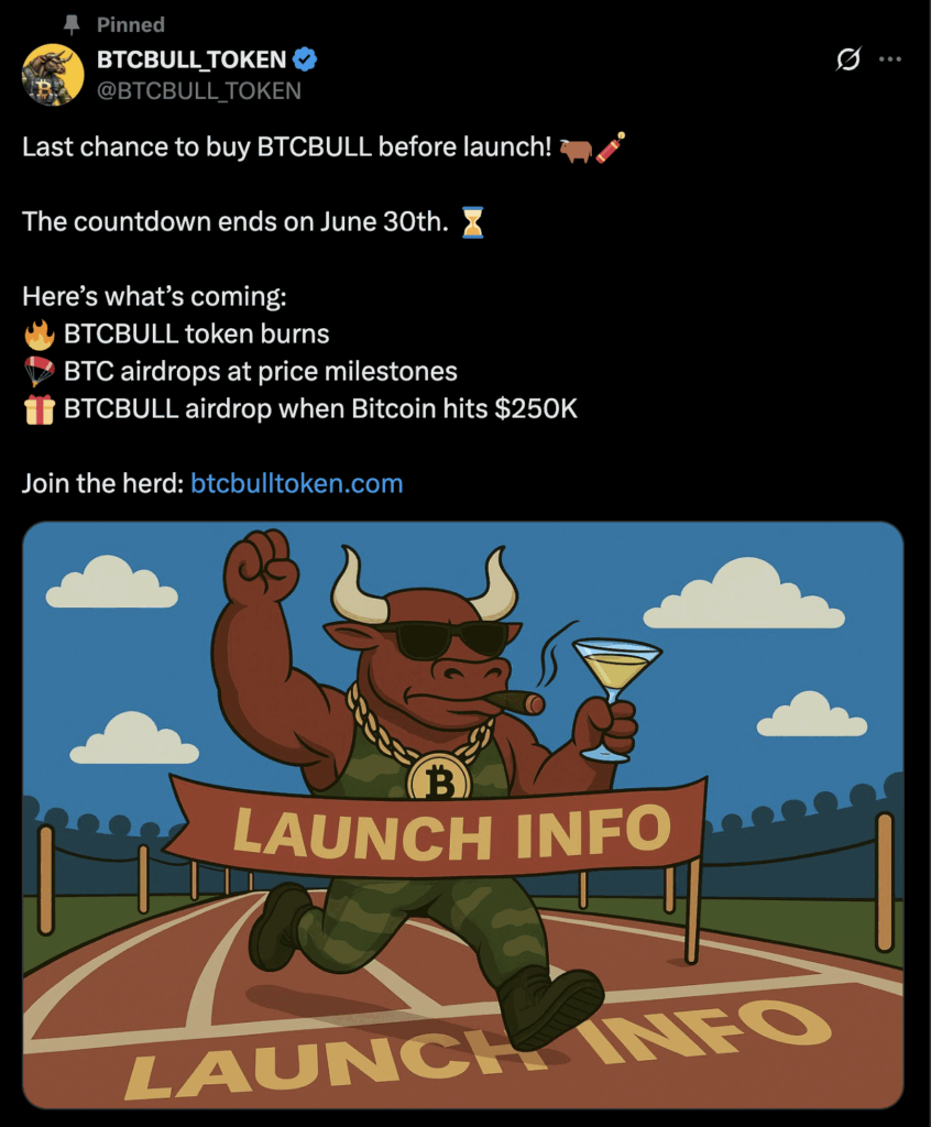 BTC Bull Token Launch