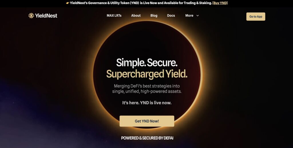 Yield Nest New Cryptocurrency