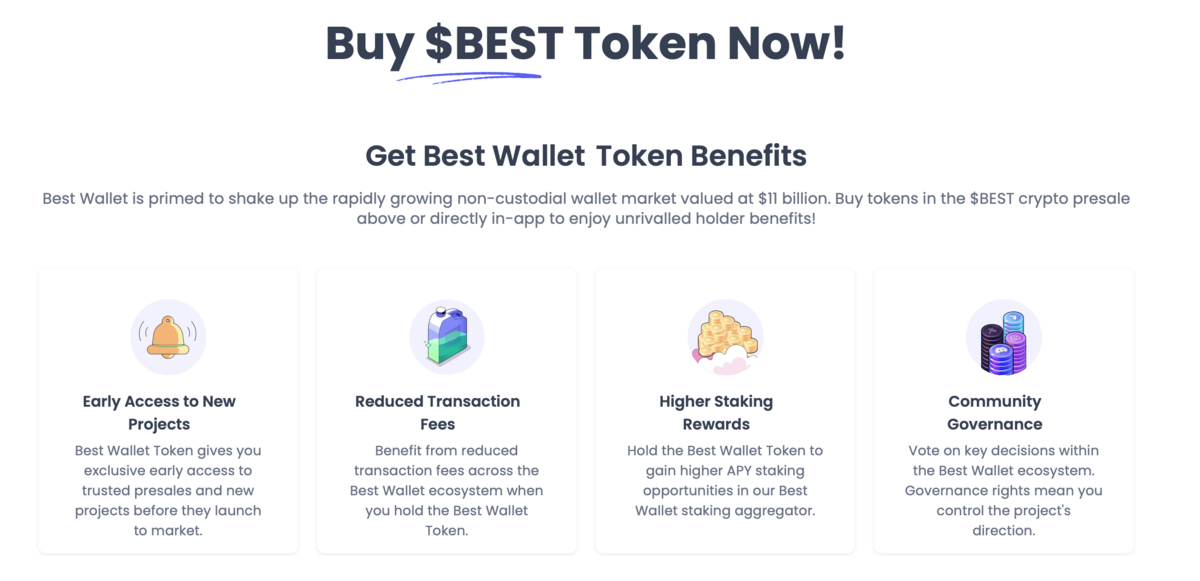 BEST Token benefits