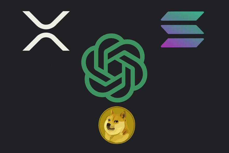ChatGPT Predicts the Price of XRP, Solana, and Dogecoin by End of 2025