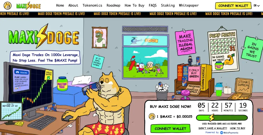 How to buy Maxi Doge