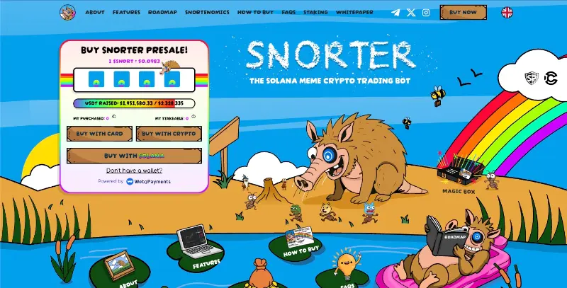 snorter token 2 million ico