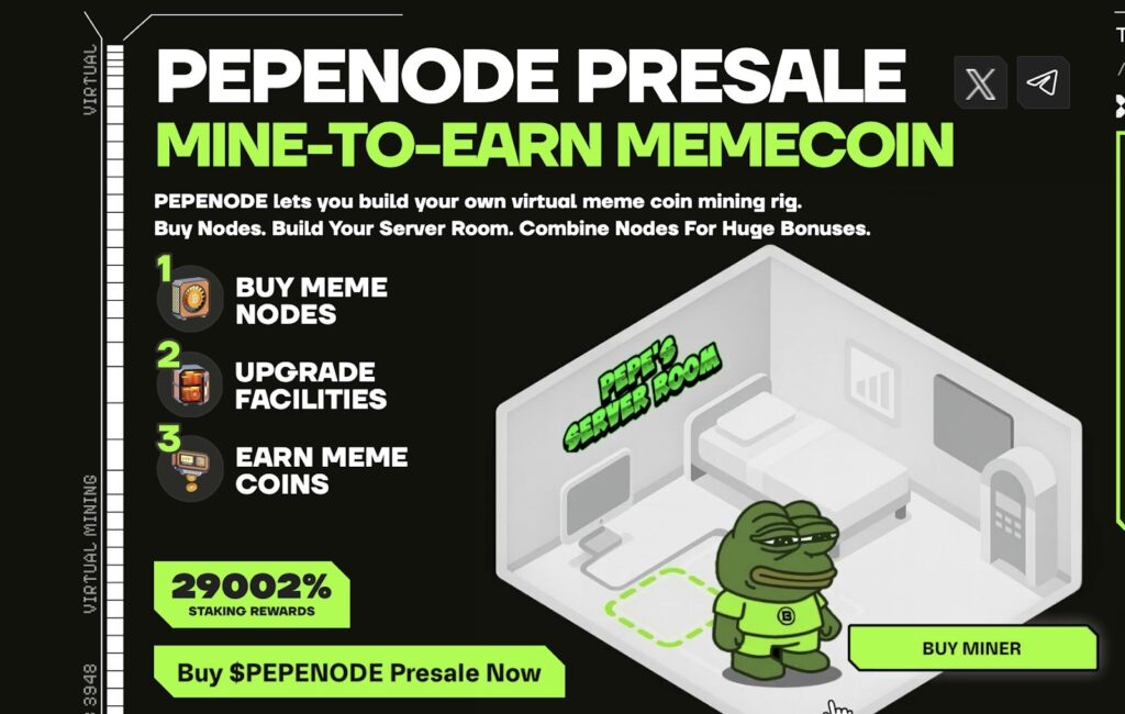 PEPENODE Simplifies Crypto Mining – Is This New Meme Coin the Subsequent Transfer for the Pepe Military? – CryptoDnes EN