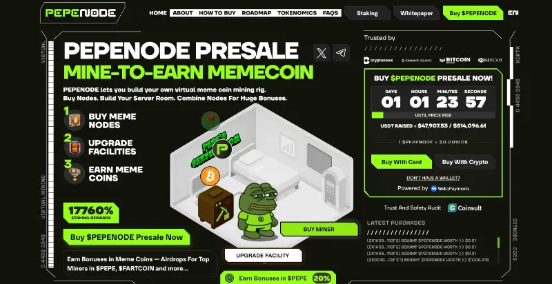 Pepenode presale