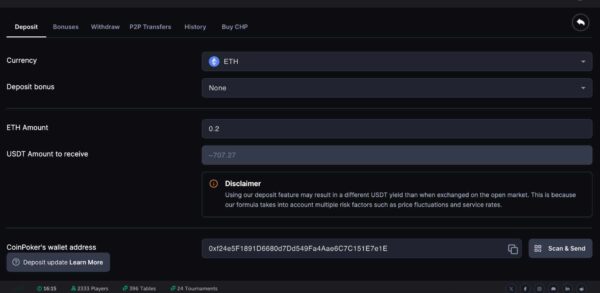 Deposit funds into your CoinFutures account.