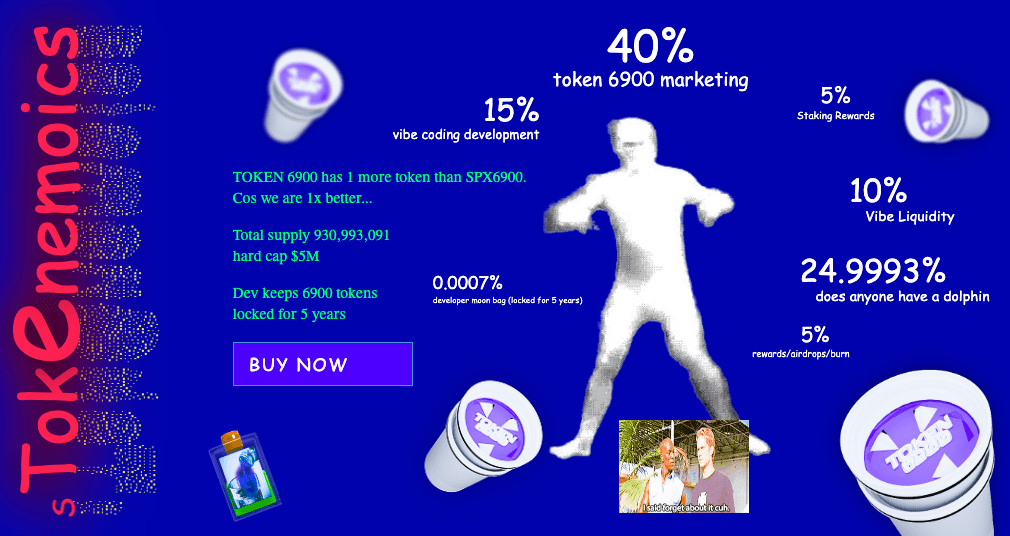 TOKEN6900 tokenomics