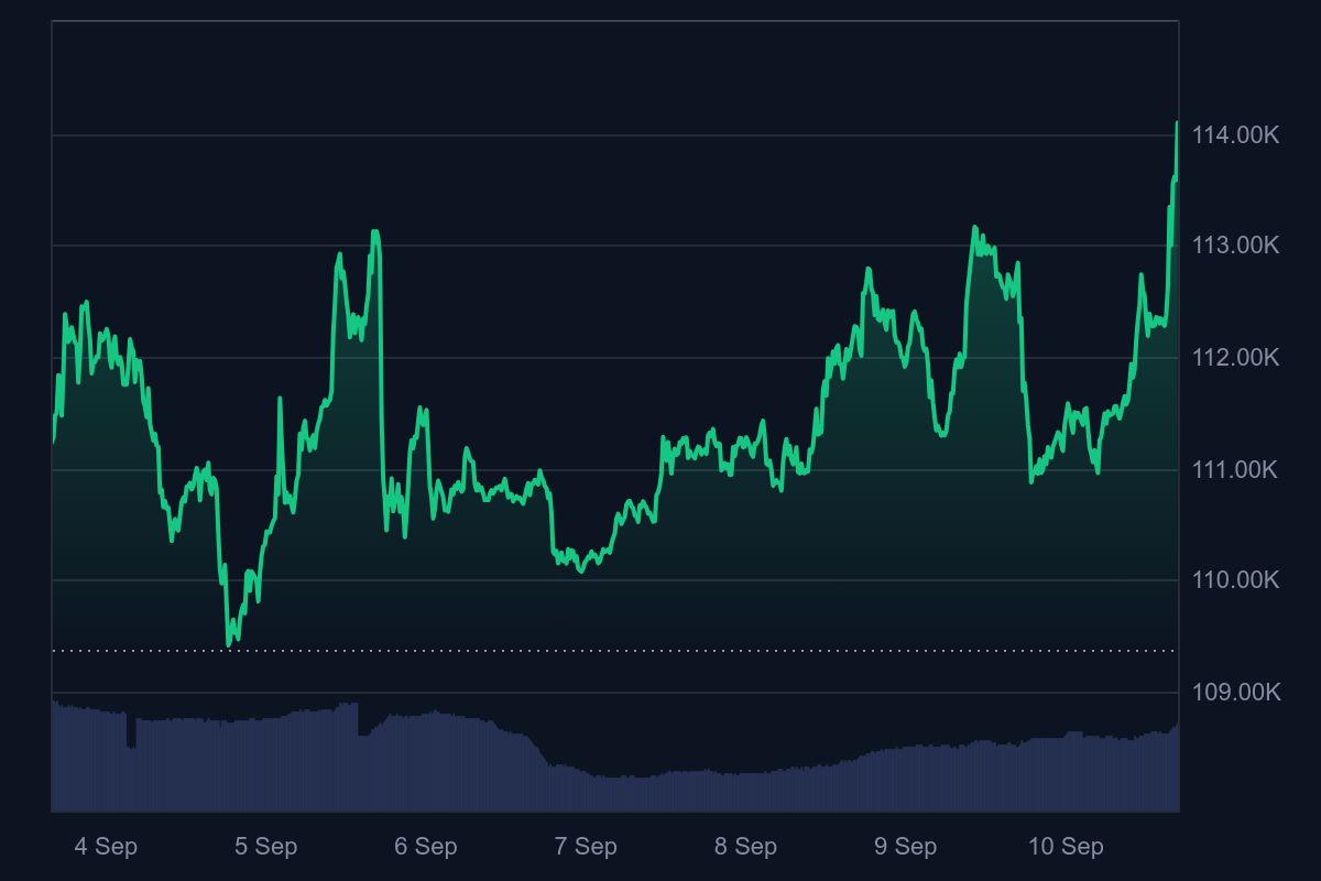 Bitcoin Broke Past $114,000 After PPI Report Signals Cooling Inflation