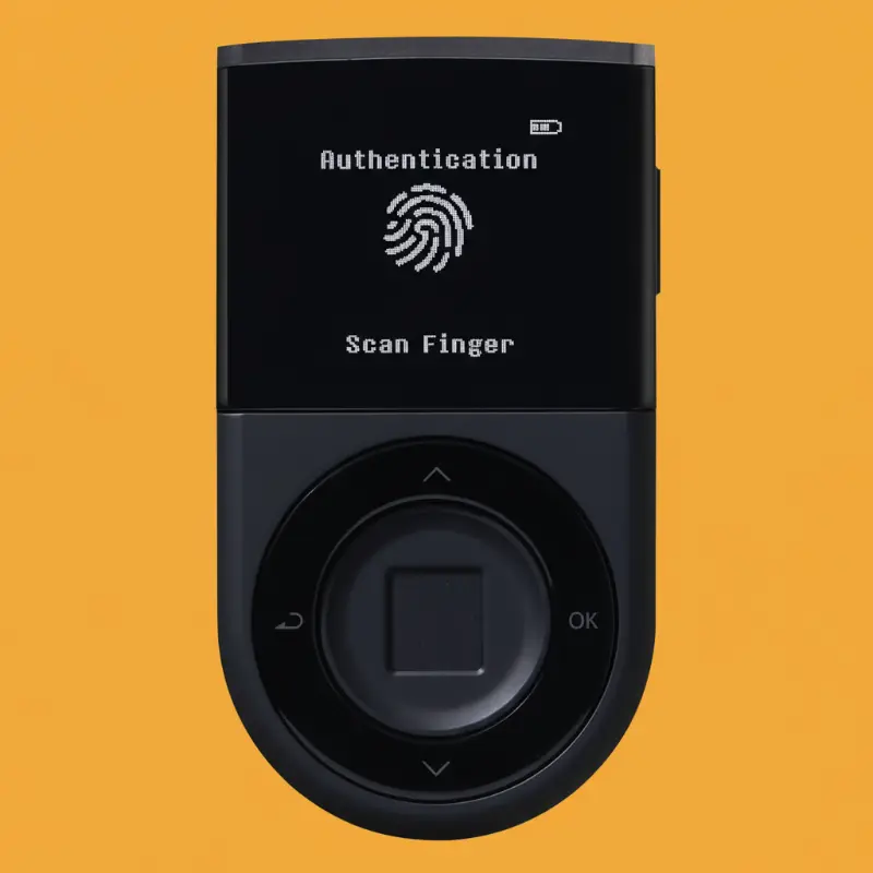 D'cent biometric cold wallet