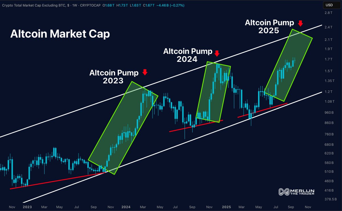 Analyst Says 2025 Altcoin Rally Could Mirror Past Surges - Here is Why