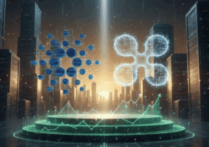 XRP and Cardano logos