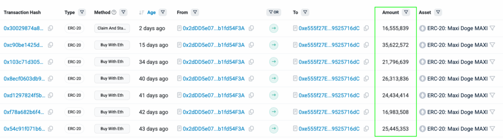 Maxi Doge whale buys next 1000x meme coin