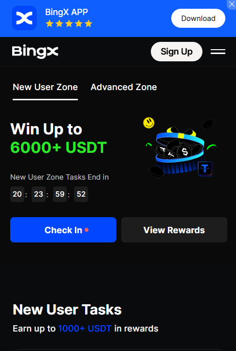 bingx homepage