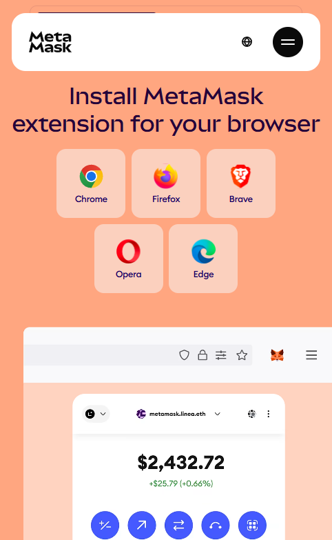 metamask homepage
