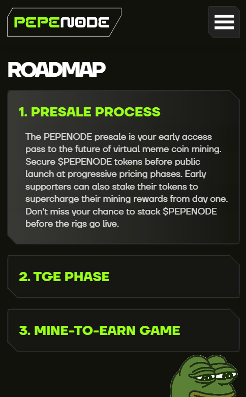 pepenode roadmap
