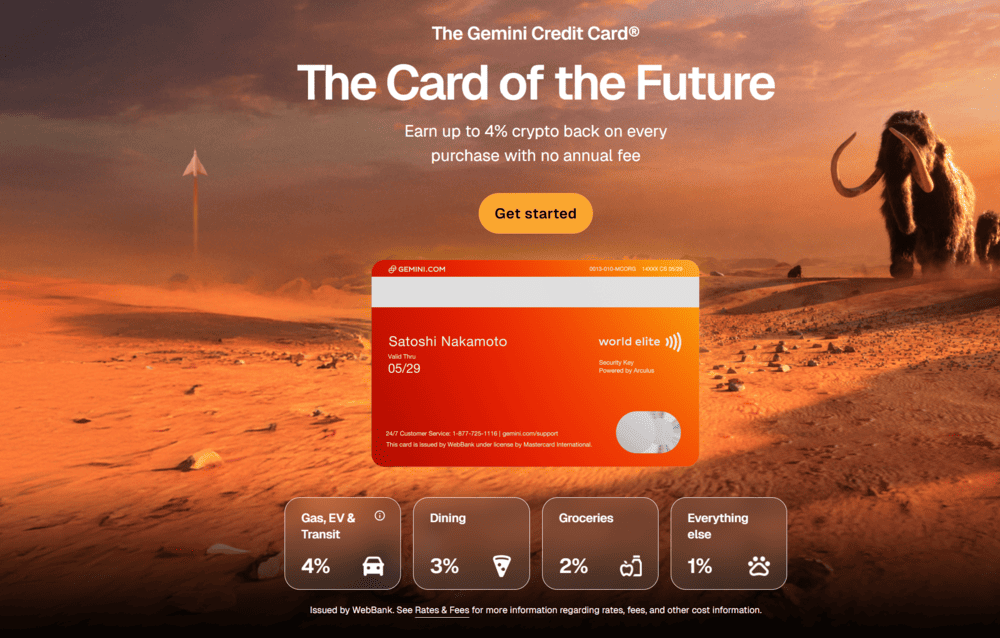 Gemini Credit Card