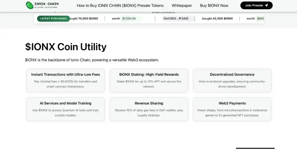 IONIX use cases