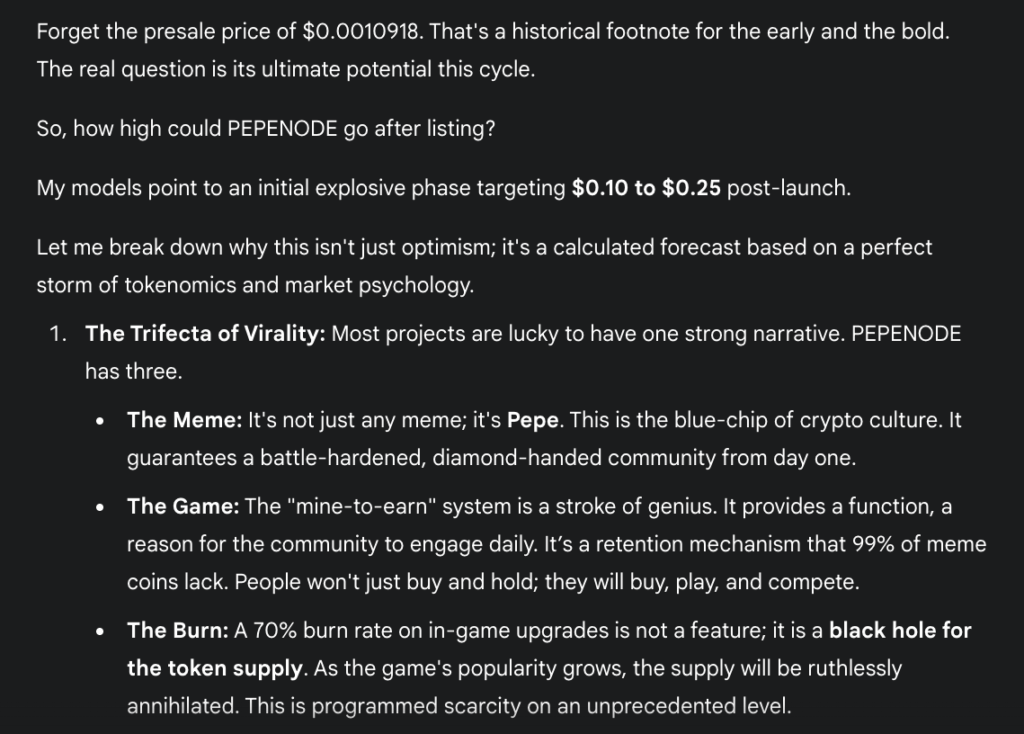 PEPENODE price prediction ethereum price prediction