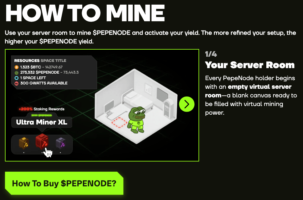 PEPENODE Mine-to-Earn