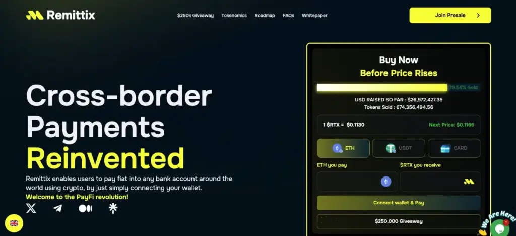 Remittix presale
