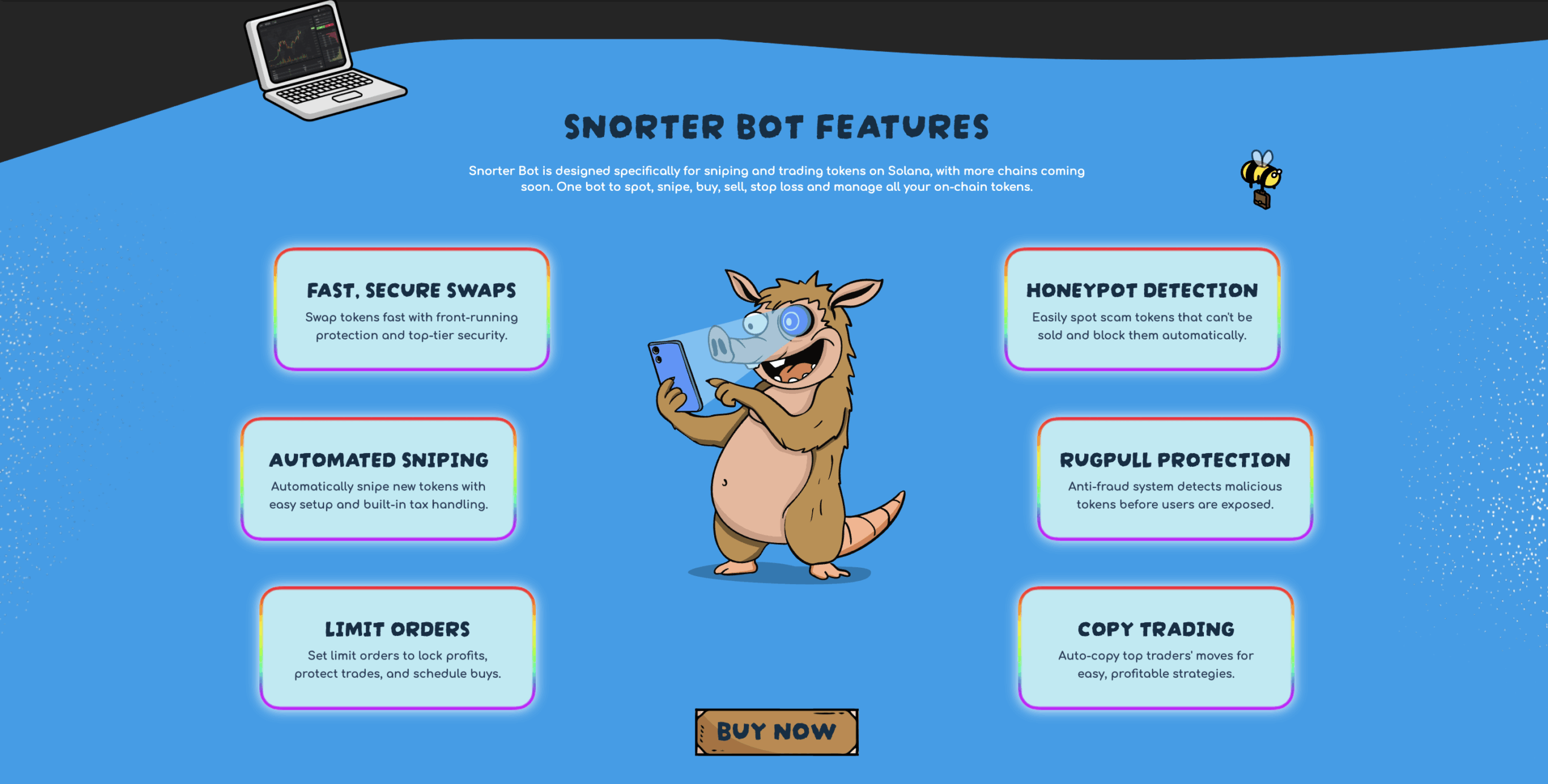 snorter features