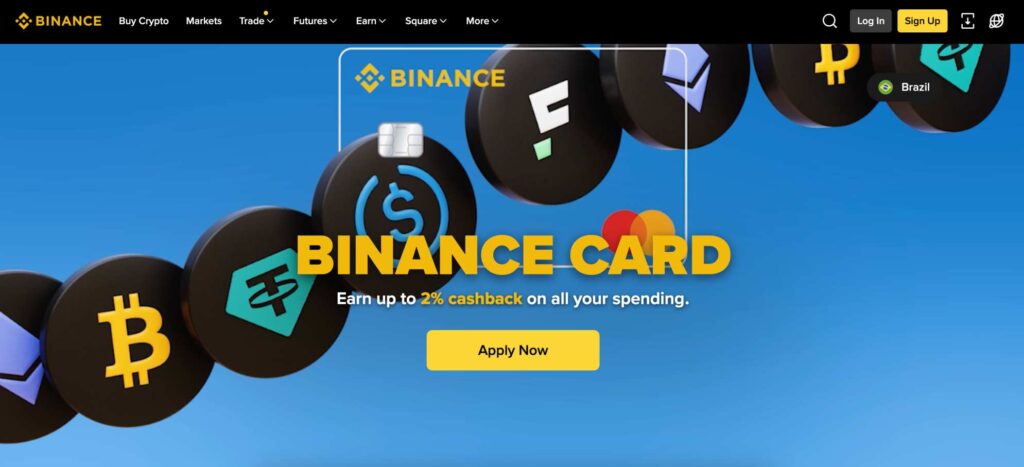 Binance crypto card