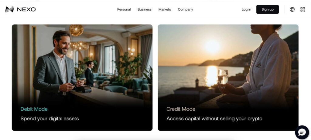 Nexo's all-in-one credit and debit card